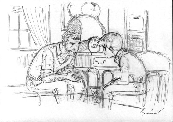 DESSIN ORIGINAL POUR STELLA PAR CYRIL BONIN - ILLUSTRATION N°8 | Pulp’s
