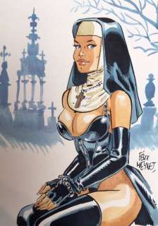 Meynet, Félix | Meynet, Félix - Dessin original couleur - Gothique | Catawiki