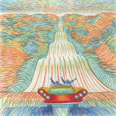 Lorenzo Mattotti | On The Road XXVII, 2025 | Philippe Labaune Gallery