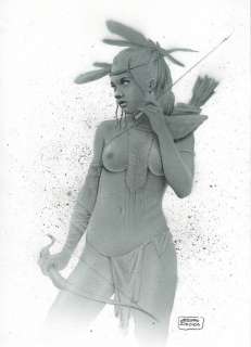 Giuseppe de Luca | Pin Up - G. De Luca - original artwork - Page volante - Exemplaire unique | Catawiki