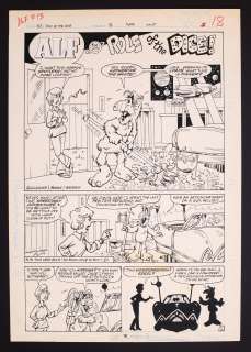 Original Art for Alf (1988) Issue 13, Page 18 (Story Page 1) by Dave Manak and Marie Severin | mycomicshop.com