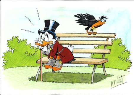 Millet | . Scrooge McDuck - Millet - Original Drawing - EO | Catawiki