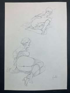 Leone Frollo | Leone Frollo - Mona Street: carezze intime, bondage - Page volante - Exemplaire unique | Catawiki