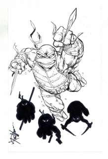 Raphael and the Teenage Mutant Ninja Turtles Sketch by Ron Williams | mycomicshop.com