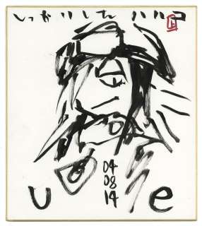 Hand-drawn Shikishi "FLCL" Serious Haruko | Mandarake (Big Web)