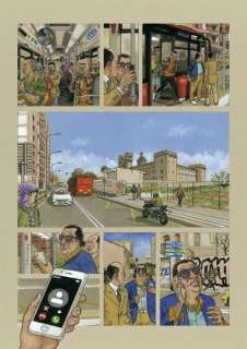 Agustín Ferrer | Dibujo original de Agustín Ferrer, de su obra «Plan de huida». | Yojimbo Cómics