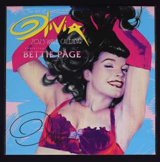 The Art of Olivia 2023 Wall Calendar featuring Bettie Page | mycomicshop.com