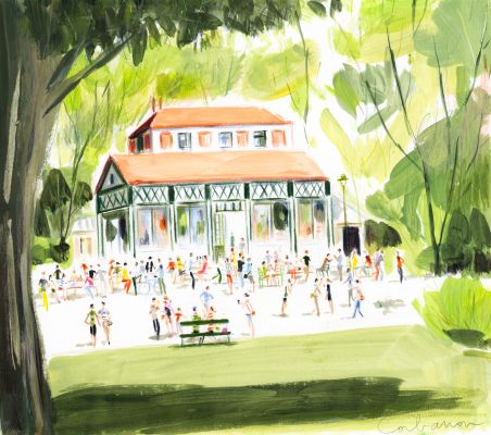 Dominique Corbasson | Sans titre - Acrylique sur papier | Huberty Breyne Gallery