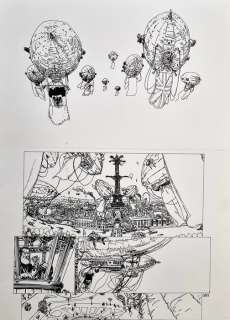 Gess | Gess - Planche originale - Moriarty T.3 - Le Voleur aux cent visages - (2020) | Catawiki