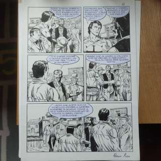 Fabrizio Russo | Zagor - TAVOLA ORIGINALE FABRIZIO RUSSO - cm 24,5x35 | Catawiki