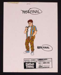 Swamp Thing Animated Series Model Sheets (Group of 6) | mycomicshop.com