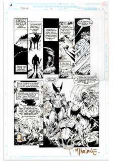 Todd McFarlane Original Comic Art for ‘‘Spider-Man‘‘ Issue #12 From 1991 -- Featuring Spider-Man, Wolverine & Wendigo