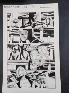 Greg Land, Jay Leinsten | Uncanny X-Men #12 - Greg Land & Jay Leisten - Original art n. 2 - Page volante - Exemplaire unique - (2012) | Catawiki