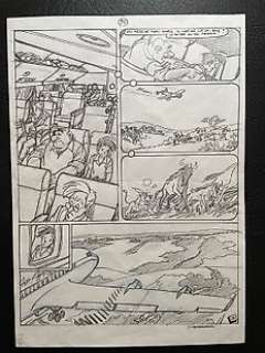 Desorgher, Daniel - Desorgher, Daniel - Planche originale crayonnée - Jimmy Tousseul