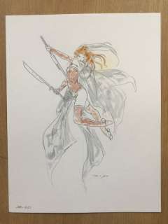 Royo, Luã­s | Luis Royo - Original color drawing - SB-421 - Size: 23 x 27 cm. | Catawiki