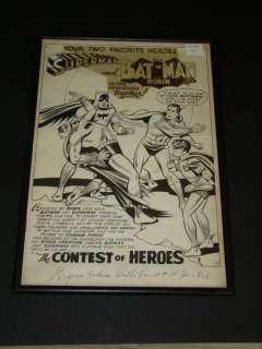 1317: Worlds Finest Comics Splash Page. #74 | Weiss Auctions