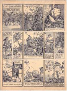 Laudy, Jacques | Laudy, Jacques - De Vier Heemskinderen / La Légende des quatre fils Aymon - original page n°50 + deluxe edition - (1946/2022) | Catawiki