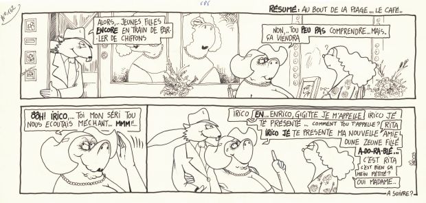 Régis Franc | 1989 - Le café de la plage | Huberty Breyne Gallery