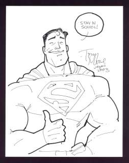 Superman Sketch by Tony Moore | mycomicshop.com