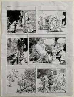 Nine, Carlos | Nine, Carlos - Planche originale - Donjon Monsters T8 - Crève-coeur - (2003) | Catawiki