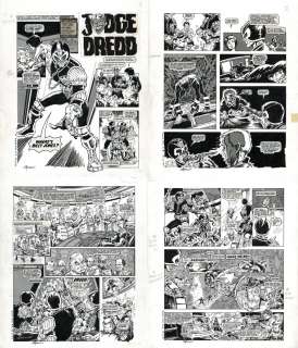 Ian Gibson - judge dredd - 2000ad prog 38 complete episode! - ian gibson art