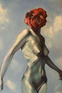 Antonello Venditti | antonello venditti - Rosa Afrodisiaca olio su tela yuta cm 60x80 - Page volante - Exemplaire unique (1998) | Catawiki