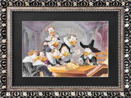 Tony Fernandez (Spain, 1970) - Donald Duck Family Inspired By Rembrandt’s Painting “The Anatomy Lesson of Dr. Nicolaes Tulp”