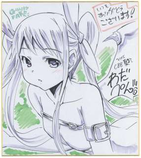 Wadapen. Hand-Drawn Color Shikishi | Mandarake (Big Web)