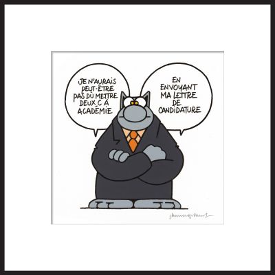 Philippe Geluck | 2025 - Ma lettre à l’académie | Huberty Breyne Gallery