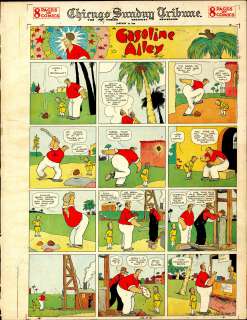 King - Gasoline Alley Sunday Page Color Proof (01/10/1926) | Russ Cochran