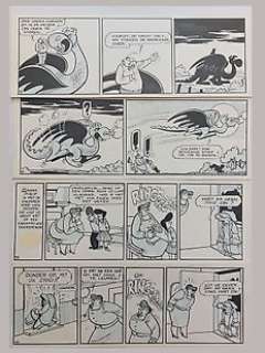 Sleen, Marc | Sleen, Marc - Originele pagina (p.25) Nero 31 - De draak van Halfzeven + grote luxe uitgave - (1959/2005) | Catawiki