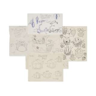 A Ric Heitzman group of ’Interior Illustrations’ from Pee Wee’s Playhouse | Bonhams