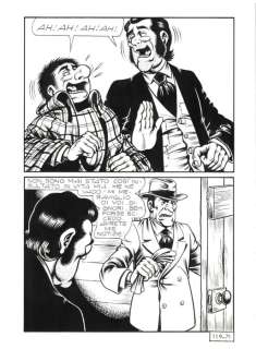 Paolo Piffarerio | Paolo Piffarerio 2x Tavole Originali - Alan Ford n. 119 "Fauci" - (1979) | Catawiki