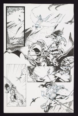 John Toledo | Barbarian Tryout Page by John Toledo | mycomicshop.com