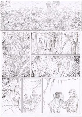 Richard Blake | Lord of the Skies - Page 1, Dargaud, 2026 | Philippe Labaune Gallery