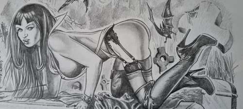 Daniele Fagarazzi - Daniele Fagarazzi - illustrazione originale "Vampirella" - (2014)