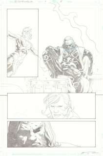 Esad Ribic - Eternals #1 P.6 - Ikaris And Zuras Splash - 2021 Signed