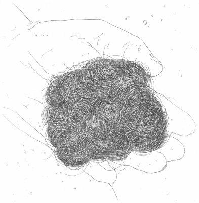 Louise Collet | Des éclaircies, 2018 - La mèche de cheveux | Huberty Breyne Gallery