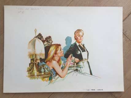 González, José | González, José - Original painting - 7536 - Call me Maggie 12 - (1980’s) | Catawiki