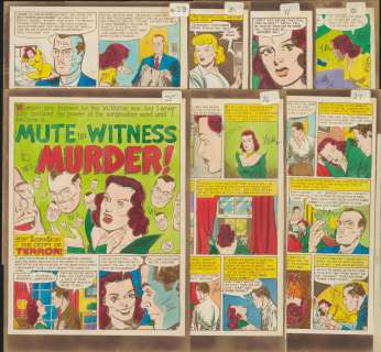 Craig - MUTE WITNESS TO MURDER!, THE CRYPT OF TERROR#18, EC (1950) | Russ Cochran