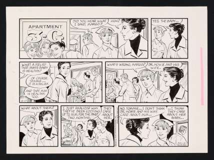 Original Art for the Apartment 3-G Comic Strip (4/17/05 and 11/18/07) by Frank Bolle | mycomicshop.com