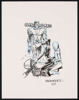 Original Art from Marvel Knights X-Men #5 (2014) Single Panel from Page 9 by Brahm Revel | mycomicshop.com