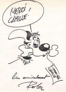 Roba | Boule et Bill, illustration au feutre représentan… | Millon