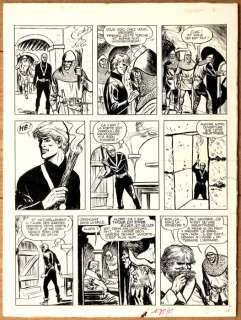 Sirius | Sirius - Planche originale - Les Timour T23 - L’Or du Gouffre - (1968) | Catawiki