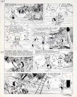 Walthery, François | NATACHA. TOME 14. CAUCHEMIRAGE. Encre de Chine pour | Coutau Bégarie