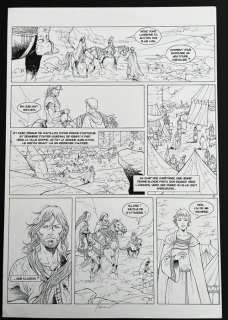 Xavier | Xavier, Philippe - Planche originale (p.47) Croisade T5 - Gauthier de Flandres - (2010) | Catawiki
