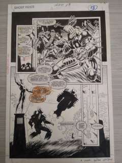 Ron Garney - Al Williamson | Ghost Rider 49 - Ron Garney- Al Williamson - original art - - Page volante - Exemplaire unique - (1994/2022) | Catawiki