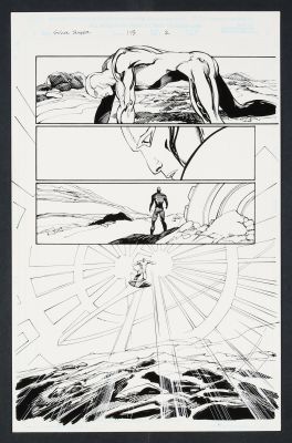 John Floyd | Original Art from Silver Surfer #143 (1998) Page 2 Pencils by Denys Cowan, Inks | mycomicshop.com (Buy It Now)