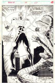 Ralph Cabrera, Rik Levins - what if...? #25 p. 40 - set had come to earth? - quasar splash - 1991