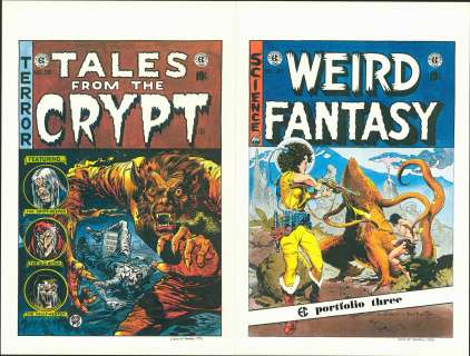 Williamson, Frazetta, Davis - Portfolio Three Cover, Print (early 1970s) NO RESERVE! | Russ Cochran